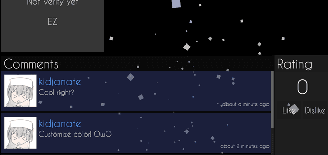 Custom Name and Background Color